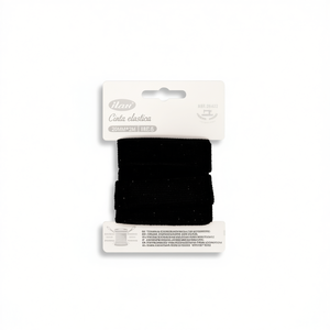 Fascia elastica Ilan 20 mm x 2 m nera per cucito e artigianato - Product Image 2