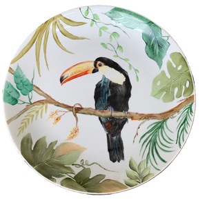 Nueva Bandeja de Hierro Esmaltada Hecha a Mano para Mesa de Comedor, con Ilustraciones Detalladas, Práctica para Servir, Patrón Personalizado - Product Image 3