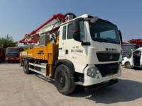 Camion pompe à béton d'occasion 2020, 37 m, moteur diesel 225 kW, 120 m³/h, haute pression de pompage