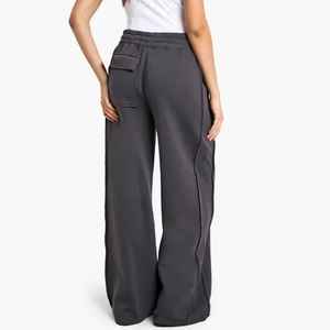 Pantalones Harem de Cintura Alta con Cordón Ajustable, Transpirables, de Felpa Francesa, para Mujer, Personalizados por X Sports City, OEM ODM, Mezcla de Algodón - Product Image 6
