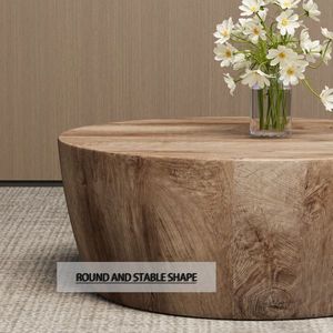 29.53\" Medieval MDF Coffee <b>Table</b> and 2 PU Dining Chair Set Drum Integrated Dining <b>Table</b> with Black Metal <b>Leg</b> for Living Room - Product Image 6