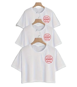 Women's Custom Logo Crew Neck Short Sleeve Sports T-Shirts-Spandex/Cotton Eco-Friendly Quick Dry Korean Style Spring Season - Product Image 3