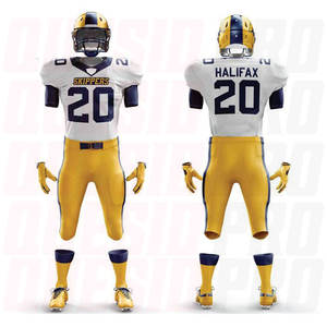 Uniforme de football américain pour hommes adultes de haute qualité à bas prix, respirant, à séchage rapide, pour l'été, fabriqué en 100% polyester, performant - Product Image 6