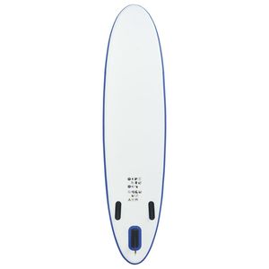 Blue and White <b>Inflatable</b> <b>Stand</b>-<b>Up</b> <b>Paddle</b> <b>Board</b> Set SUP Surfboard Accessory - Product Image 4