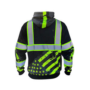 Sudaderas de seguridad 2026 diseñadas para trabajo al aire libre que brindan calidez, comodidad, durabilidad y protección reflectante. Sudadera de trabajo. - Product Image 2