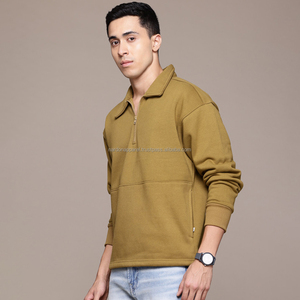 Sweat-shirt ample pour homme Nardon Apparel, en coton épais, pull-over streetwear, tenue chaude d'hiver, polyester/coton, vente en gros - Product Image 3