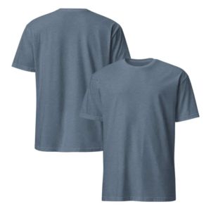 Camiseta Unisex Beige de Cuello Redondo y Manga Corta, 100% Poliéster, Estampado Animal, Color Liso, Ajuste Personalizado para Adultos - Product Image 4