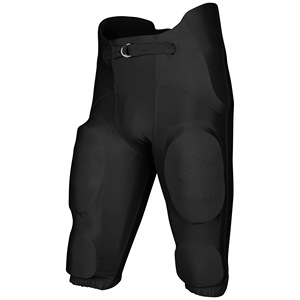 Mens Black Padded American Football Pants Belt Closure Breathable <b>Athletic</b> Practice Game Performance Sportswear Adult Wear - Product Image 3
