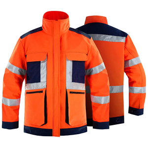 Combinaison de sécurité en polyester respirant, imperméable et réfléchissant de haute qualité avec logo personnalisable, service OEM, Pakistan - Product Image 2