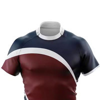 Uniformes de Rugby Profesionales Personalizados de Alta Calidad, Proveedor Directo de Fábrica, Camisetas de Rugby Unisex con Estampado Personalizado, Último Modelo