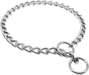 Chaîne pour chien en métal torsadé robuste, conçue pour les chiens de taille moyenne et grande, offrant une manipulation sécurisée - Product Image 6