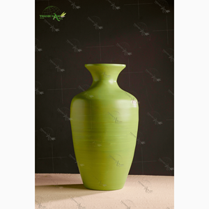 Vase en bambou en bois fait main vietnamien écologique et élégant - Product Image 5