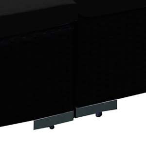 Set salotto da 8 pezzi in Poly Rattan nero con cuscini per il tempo libero in giardino - Product Image 4