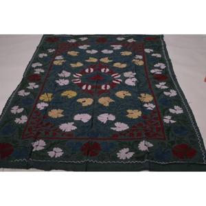 ผ้าห่มลาวีนาส วินเทจ ซูซานี คันธา ทำมือ 100% ผ้าฝ้ายปักลายดอกไม้ โบโฮ ของตกแต่งบ้าน ผ้าคลุมเตียง ผ้าห่ม ปลอกผ้านวม เป็นมิตรกับสิ่งแวดล้อม - Product Image 1