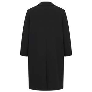 Manteau long pour homme, double boutonnage, formel, noir, classique, vêtement d'hiver, élégant - Product Image 2