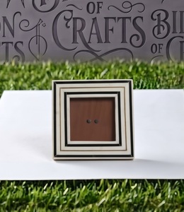 Premium Black <b>White</b> Resin Photo <b>Frame</b> Luxury Handmade <b>Picture</b> Holder for Home Office Decor - Product Image 6
