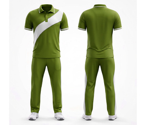 Conjunto de Uniforme de Cricket de Alto Rendimiento, Camiseta y Pantalones |   Uniforme de Cricket para Hombres, Mujeres y Jóvenes, Camiseta Polo y Pantalones, Conjunto Completo para Equipo - Product Image 4