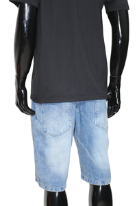 Shorts en jean 100 % coton pour hommes, tendance 2025, vente en gros - Product Image 6