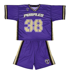 Conjunto de Jersey de Lacrosse Honey Badgers Sublimado de Secado Rápido Uniforme para Niñas Manga Corta Cuello en V 100% Poliéster Color Negro y Naranja - Product Image 5