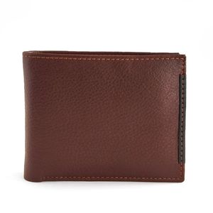 Factory Handmade Full Grain Leather Trifold Men's <b>Wallet</b> Custom Mens Genuine Leather <b>Blocking</b> <b>RFID</b> <b>Wallet</b> - Product Image 2