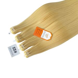 Máquina de extensiones de cabello humano de Color de cabello Natural vietnamita de alta calidad, paquetes de trama doble, todos personalizables enviados a todo el mundo - Product Image 5