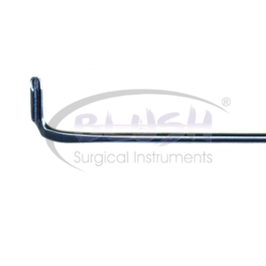 Gancho muscular ranurado Wright derecho de titanio para cirugía oftálmica de estrabismo, instrumento quirúrgico de Blush Surgical - Product Image 6
