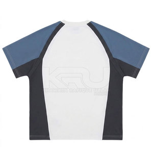 เสื้อยืดออกกำลังกายผู้ชายทรงโอเวอร์ไซส์ ทันสมัย ผลิตจากผ้าถัก ระบายอากาศได้ดี แห้งเร็ว เหมาะสำหรับการฝึกความแข็งแรง วิ่ง และการเคลื่อนไหวที่แอคทีฟ  ขั้นต่ำในการสั่งซื้อน้อย - Product Image 2