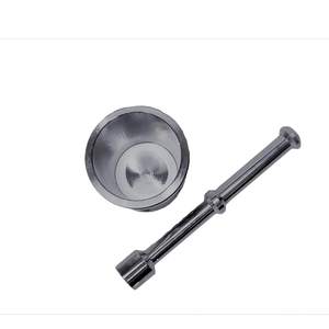 Mortier et pilon en aluminium robuste Khalbatta Okhli Musal pour épices, ail, gingembre, herbes ayurvédiques - Product Image 5