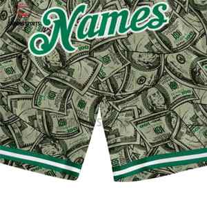 Shorts de basketball pour hommes, style tendance, impression par sublimation intégrale, séchage rapide et respirant, prix de gros abordable - Product Image 4