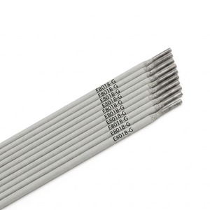 Électrodes de soudage E8018 G 2,5 mm x 350 mm, faible teneur en hydrogène, pour acier au carbone, conformes à la norme AWS A5.1 E8018 G, pour soudage à l'arc industriel. - Product Image 1