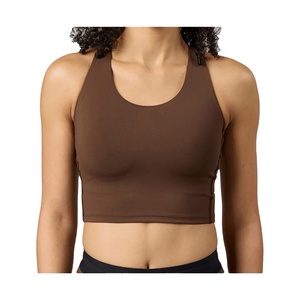 Sujetador Deportivo de Yoga para Mujer OEM, Espalda Cruzada, Antiolor, Soporte Medio, Sin Costuras, Spandex/Nailon, Secado Rápido, Personalizable en la Parte Delantera - Product Image 5