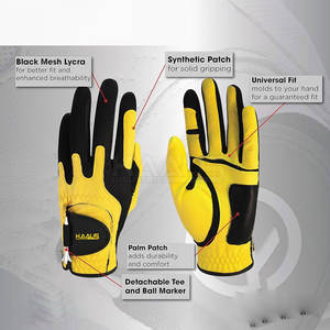 Gants de golf pour hommes en cuir souple, antidérapants, pour la conduite, le putting, la pratique en extérieur, ajustement confortable - Product Image 5