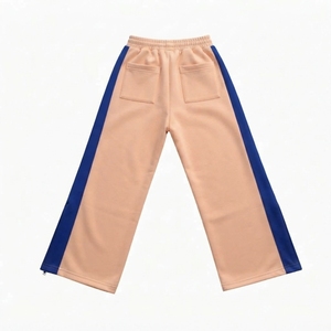 New Men's Cotton Sweatpants <b>Loose</b> <b>Fitting</b> Casual Wear Premium Flare <b>Trousers</b> for Men in Polyester Wide Leg with Custom Logo - Product Image 2