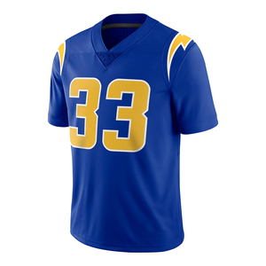 Uniformes Deportivos Personalizados de Fútbol Americano, Camisetas Cortas con Elasticidad en Cuatro Direcciones, Absorción de Humedad, 100% Poliéster, para Equipos Profesionales - Product Image 1