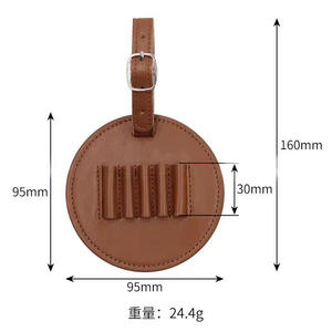 Porte-tee de golf personnalisé en cuir avec gravure laser, vente en gros d'usine, pour cadeaux d'entreprise et usage sportif - Product Image 6