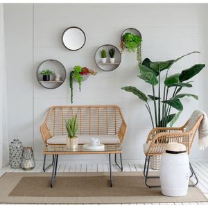 5 pezzi stile fattoria rotondo in metallo fioriera squisita vasi di fiori e fioriere collezione - Product Image 4