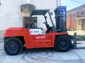 Heli 10 Ton Diesel Engine Forklift CPCD100 with Solid Tire Side <b>Lifter</b> Gearbox Pump & Motor 3m Max Lifting Height for Sale - Product Image 4