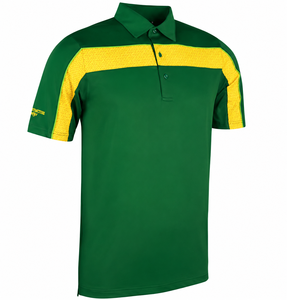 เสื้อเชิ้ตผู้ชายสีน้ำเงิน แขนสั้น พิมพ์ลายดิจิตอลด้านหน้า ผ้าถักเนื้อแน่น โพลีเอสเตอร์ 100% สไตล์ลำลอง แห้งเร็ว ทรงสปอร์ต กระชับพอดีตัว - Product Image 4