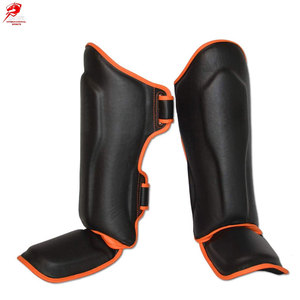 High Quality Breathable Fabric Adjustable Strap Design Shin <b>Pads</b> For Gym <b>Practice</b> Workout Safety Equipment Training Gear - Product Image 1