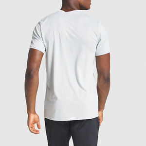 Custom Oversized 100% Cotton Men's T-Shirt 160 Grams Stand Collar Casual Style ODM Supply Breathable Anti-Wrinkle Quick Dry - Product Image 1