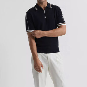 Chemises polo en coton 100% personnalisées avec logo imprimé, fabrication professionnelle, prix d'usine, séchage rapide, faible MOQ - Product Image 3