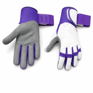Guantes de Béisbol de Cuero Hechos a Medida con Cierre de Velcro, Ligeros, Antideslizantes y Transpirables para Ambas Manos - Product Image 1