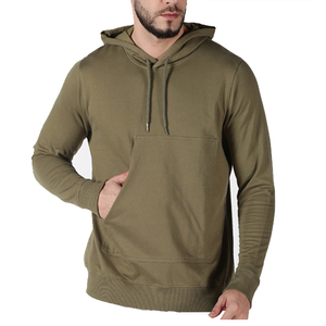 Wholesale Custom Logo Hoodies Unisex Printing Plain Basics Cotton Blended Pullover <b>Sweatshirt</b> Blank Men Hoodies - Product Image 4