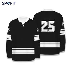 เสื้อฮอกกี้น้ำแข็งผู้ชาย SPOTFIT แบบสั่งทำพิเศษ ระบายอากาศได้ดี แขนยาว ทรงปกติ สำหรับผู้ใหญ่ - Product Image 4