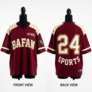 Maillot de football personnalisé pour femmes, respirant, en micro-mesh polyester, bleu poussière, orange, blanc, panneaux contrastés, maillot de football pour femmes - Product Image 1