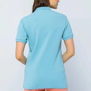 เสื้อกอล์ฟผู้หญิงรุ่นใหม่ที่ดีที่สุด สวมใส่สบาย ทรงเข้ารูป แขนสั้น แห้งเร็ว ผ้าฝ้าย 100% คอปก - Product Image 6