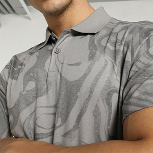 เสื้อโปโลซับลิเมชั่น ระบายอากาศ แห้งเร็ว กันยับ พิมพ์ลายสีสันสดใส ดีไซน์ทันสมัย เสื้อโปโลซับลิเมชั่นสำหรับผู้ชาย - Product Image 5