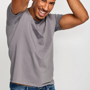 T-shirts Homme Vintage Oversize Rayés Streetwear Effet Vieilli 100% Polyester Toile ODM Grande Taille Séchage Rapide Manches Courtes - Product Image 2