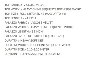 Women's Fancy Embroidery Sequence Work Top Bottom with Dupatta <b>Wine</b> Kurta/Kurti Set 64965 - Product Image 2