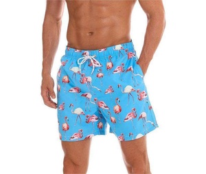 Top Sale Custom Sublimation Printed 100% Polyester Quick Dry Lightweight Beach Shorts <b>Mens</b> Swim <b>Trunks</b> - Product Image 2